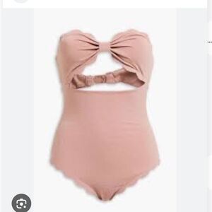 MARYSIA Swimsuit Antibes Maillot Size Medium Light Pink Women One Piece NWT